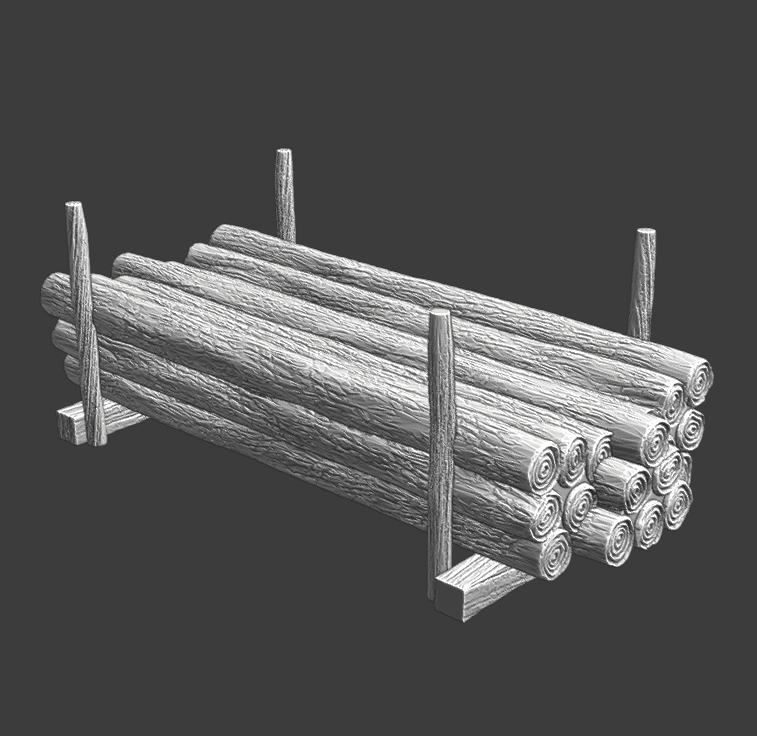 Wargaming Props - Wood pile